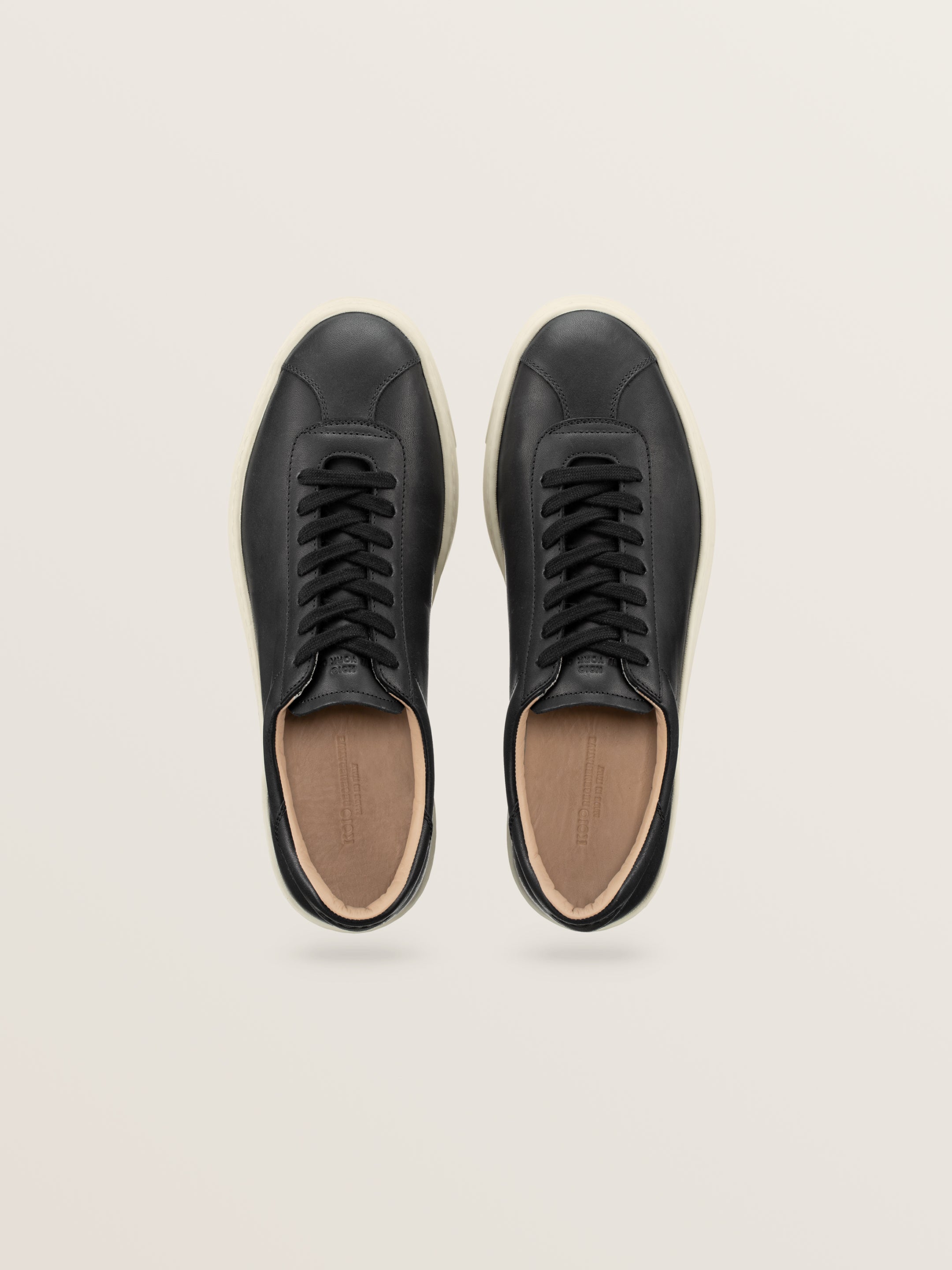 Men’s Black Leather Sneakers | Mello in Onyx | Koio – KOIO