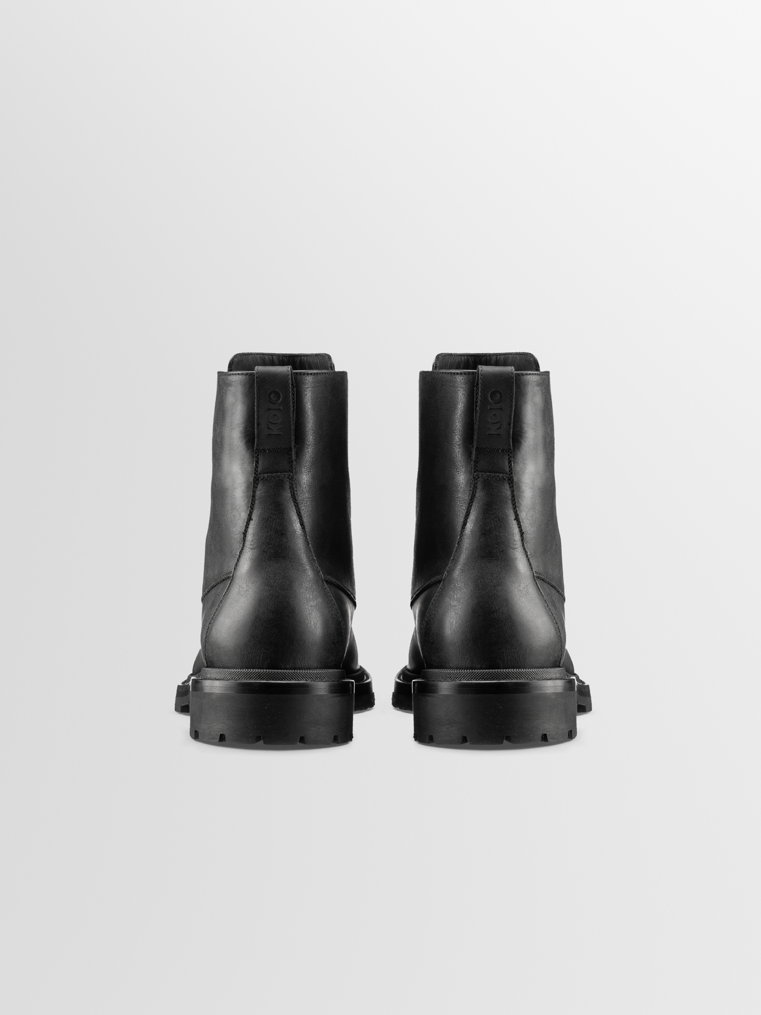 Men's Black Leather Lace-Up Boot | Como in Nero | Koio – KOIO